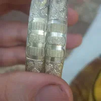 النگو نقره ابکاری طلا با فاکتور