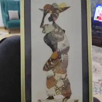 تابلو هنری کمیاب با بال پروانه دارای امضا