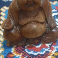 مجسمه بودا چوبی عتیقه