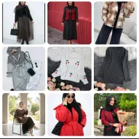 انواع لباس زنانه یلدایی،خونگی ، بیرونی و اداره ای|لباس|صدرا-فارس, باغشهر گلبهار صدرا|دیوار