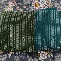 چندعدد پارچه دوخت نشده حریر سنگدار