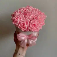 گل روبانی|گل مصنوعی|قم, ولیعصر|دیوار