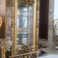 اینه شمعدون و ویترین و۳چرخه|بوفه، ویترین، کنسول|ساوه, |دیوار