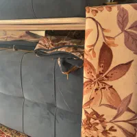 مبل تخت شو سه نفره فلزی|مبلمان خانگی و میز عسلی|نیشابور, شهرک فیروزه|دیوار