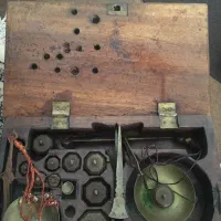 جعبه ترازوی قدیمی عتیقه