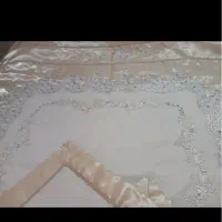 رو تختی ساتن و کار شده بسیار بسیار نو