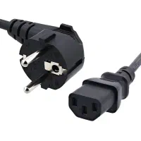 کابل پاور کیس و لپ تاپ/کابل برق کامپیوتر/کابل ۲پین