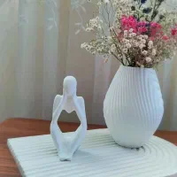 فروش عمده گلدون و گلجای مینیمال سنگ مصنوعی|گل مصنوعی|ساری, |دیوار