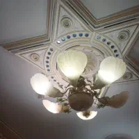 لوستر سقفی ۶شاخه|لوستر و چراغ آویز|اهواز, معین زاده|دیوار