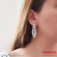 گوشواره جواهری استیل ۳۱۶ زنگ ثابت|بدلیجات|مشهد, جلالیه|دیوار