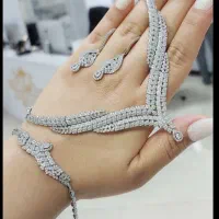 ساعت نقره ضد آب با موتور ژاپن ست نقره مدل آرامیس