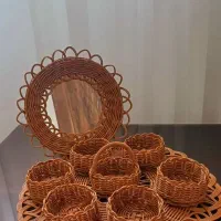 سبد های حصیری پلاستیکی