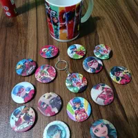 ماگ دخترکفشدوزکی و تعداد زیادی پیکسل و جاکلیدی