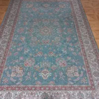 دو تخته فرش ماشینی ۶متری گل ابریشم