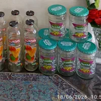 شیشه ترشی  ۱۵. شیشه آبمیوه ۳۰  مطابق باعکس تمیز