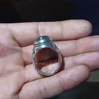 انگشتر کهنه عقیق نقره ۹۲۵