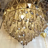 لوستر سقفی کریستالی|لوستر و چراغ آویز|مشهد, رضاشهر|دیوار