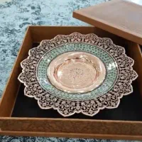 شیرینی خوری مس و خاتم کاری