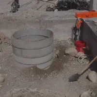 حفر چاه همراه با طوک