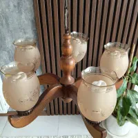 لوستر ۵ شاخه در حد نو