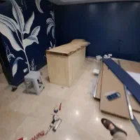 خورده کاری کابینت و کمد دیواری  لولا.برش یونیت ریل|خدمات پیشه و مهارت|قم, شاه سید علی|دیوار