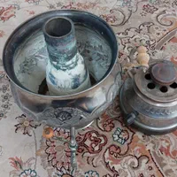 سماور گازی کاملا سالم طرح قدیم|سماور، چای‌ساز، قهوه‌ساز|اصفهان, پرتمان|دیوار