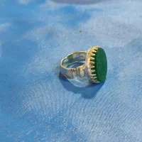 انگشتر عقیق سبز(خراسانی)|جواهرات|یزد, |دیوار