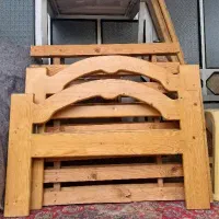 تخت خواب چوبی نراد