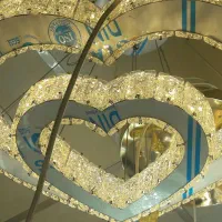 انواع لوستر کریستالی|لوستر و چراغ آویز|قزوین, |دیوار