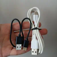 دو عدد کابل شارژ usb to type c در حد نو