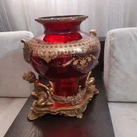 گلدان پایه برنز و سوفله های ریجنت