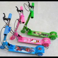 اسکوتر ترمز دار زنگدار فنر دار