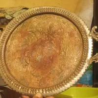 سینی مسی قلمزنی قدیمی