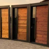 درب ضد سرقت لابی ترموود|مصالح و تجهیزات ساختمان|کرج, شهرک بنفشه|دیوار