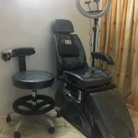 فروش رینگ لایت صندلی استادکار و تخت طرح برقی|آرایشگاه و سالن‌های زیبایی|قزوین, |دیوار