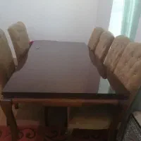 میزه نهارخوری 8نفره|میز و صندلی غذاخوری|شیراز, اکبر آباد|دیوار