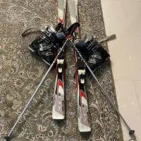 لباس و چوب اسکی کامل با متعلقات|ورزش‌های زمستانی|تهران, کرمان|دیوار