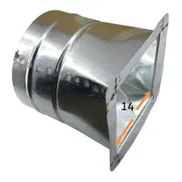 اگزوز ورودی و خروجی ماینر برای تهویه و خنک‌سازی