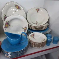 سرویس چینی ۳۰ نفره توس رنگی