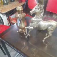 یک اسب برنز ومشقوه|مجسمه، تندیس، ماکت|تبریز, |دیوار