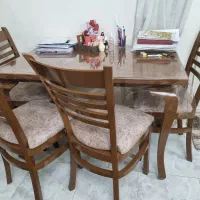 فروش یک دست میز و صندلی نهارخوری شیک و نو|میز و صندلی غذاخوری|کازرون, |دیوار