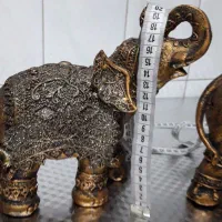 مجسمه کاروان فیل جنس پولیستر|مجسمه، تندیس، ماکت|اردبیل, |دیوار