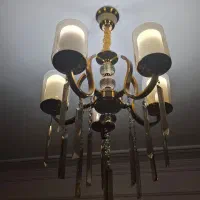 ست کامل لوستر ۵ تیکه|لوستر و چراغ آویز|کیش, |دیوار