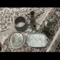 چند قلم ظرف مسی