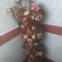 گل مصنوعی قلبی 3 تایی