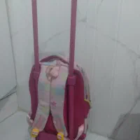 سلام کیف مدرسه آسان بر ریلی بارنگ خوشگل صورتی