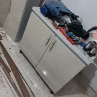 کابینت فلزی با درب MDf