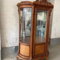 بوفه گنجه در حد نو تمام چوب|بوفه، ویترین، کنسول|مشهد, امیریه|دیوار