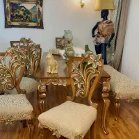 مبل و نهارخوزی استیل سلطنتی سفارشی کار دست