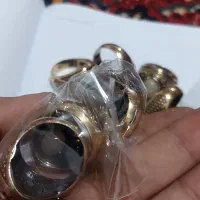 تعدادی انگشتر طلا روس نگینها معدنی باباقوری|بدلیجات|رفسنجان, |دیوار